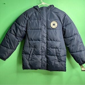Converse Kids Navy Puffer Jacket